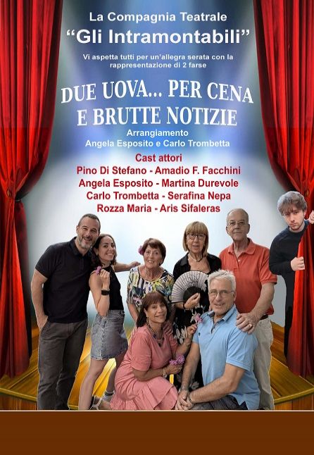 [TEATRO] DUE UOVA... PER CENA E BRUTTE NOTIZIE