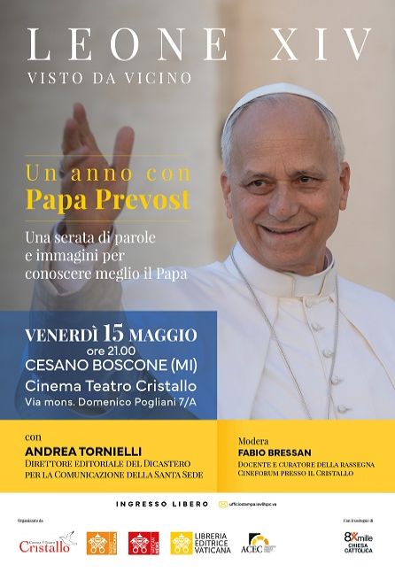 LEONE VISTO DA VICINO - UN ANNO CON PAPA PREVOST [CRISTALLO]